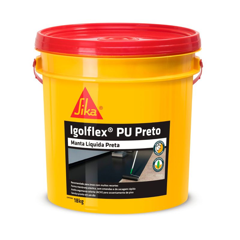 Sika-Igolflex-PU-Preto-18kg-P20163