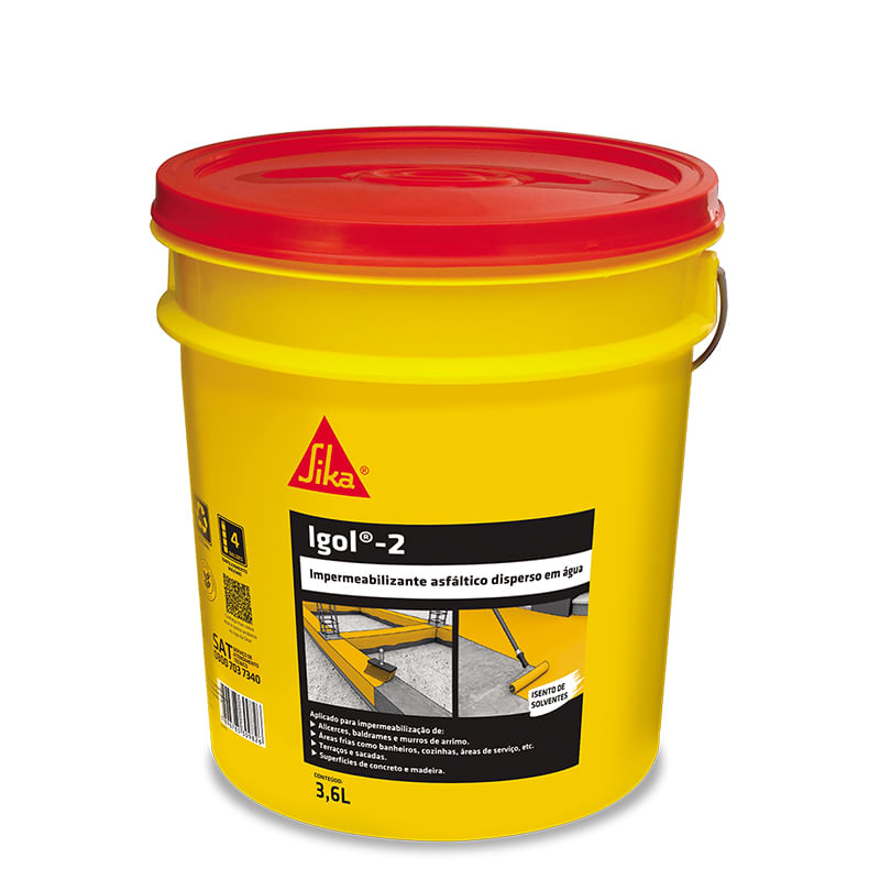 Sika Impermur Galão 3,6lts - Impercid Impermeabilizantes